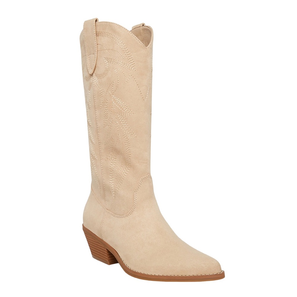 Madden Girl Redford Western Cowgirl Embroidered Boots Gem